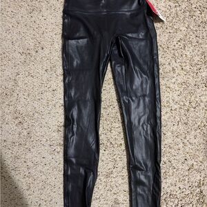 NWT Spanx Faux Leather Leggings